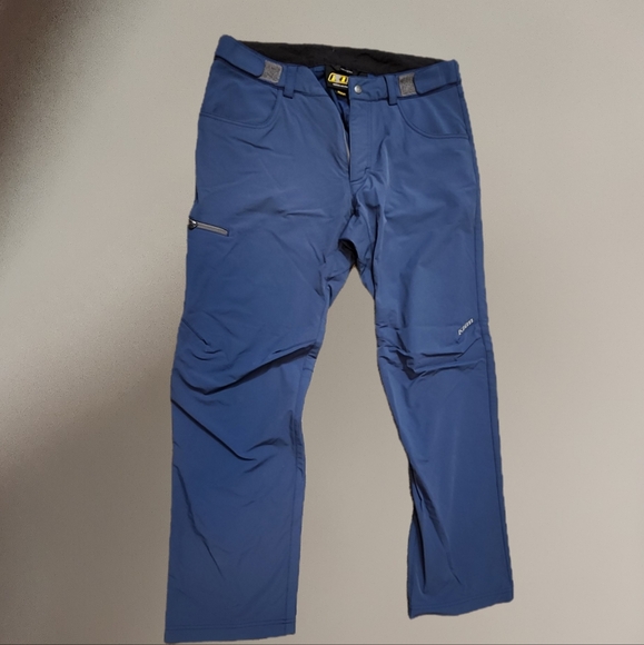 Men's Blue Outdoor Pants - Picture 1 of 4